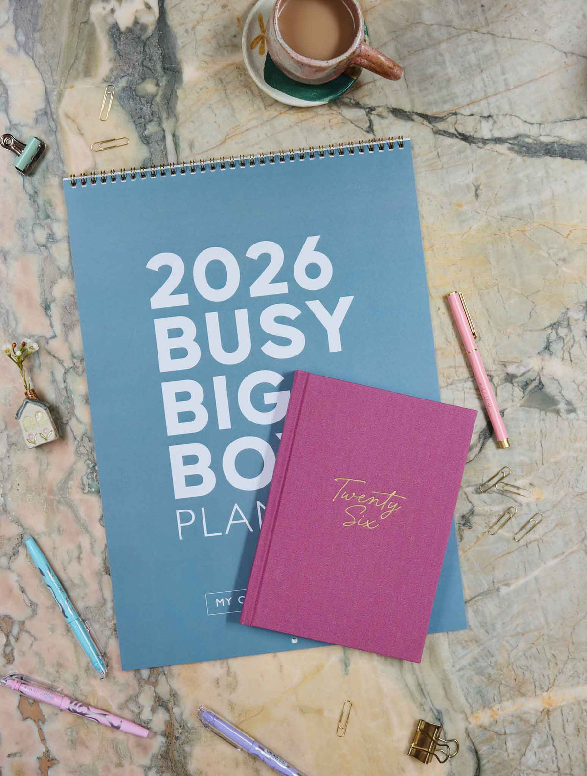 2026 Big Box Wall Planner + Weekly Planner Dusk Bundle