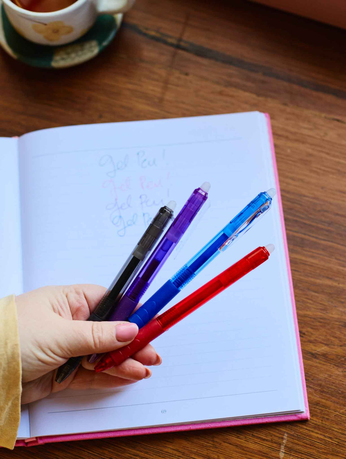 Erasable Pens. Assorted 4 Pack
