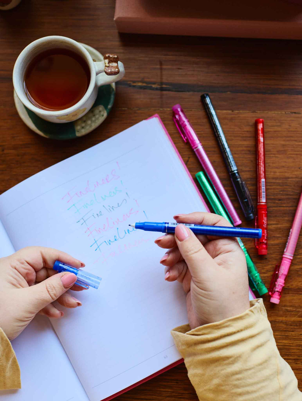 Pilot FriXion Erasable Fineliners. Assorted 6 Pack