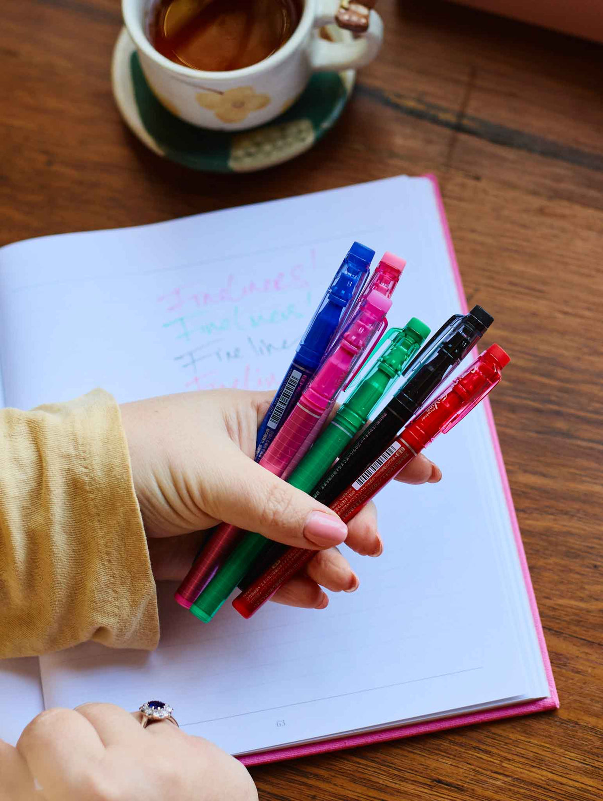 Pilot FriXion Erasable Fineliners. Assorted 6 Pack