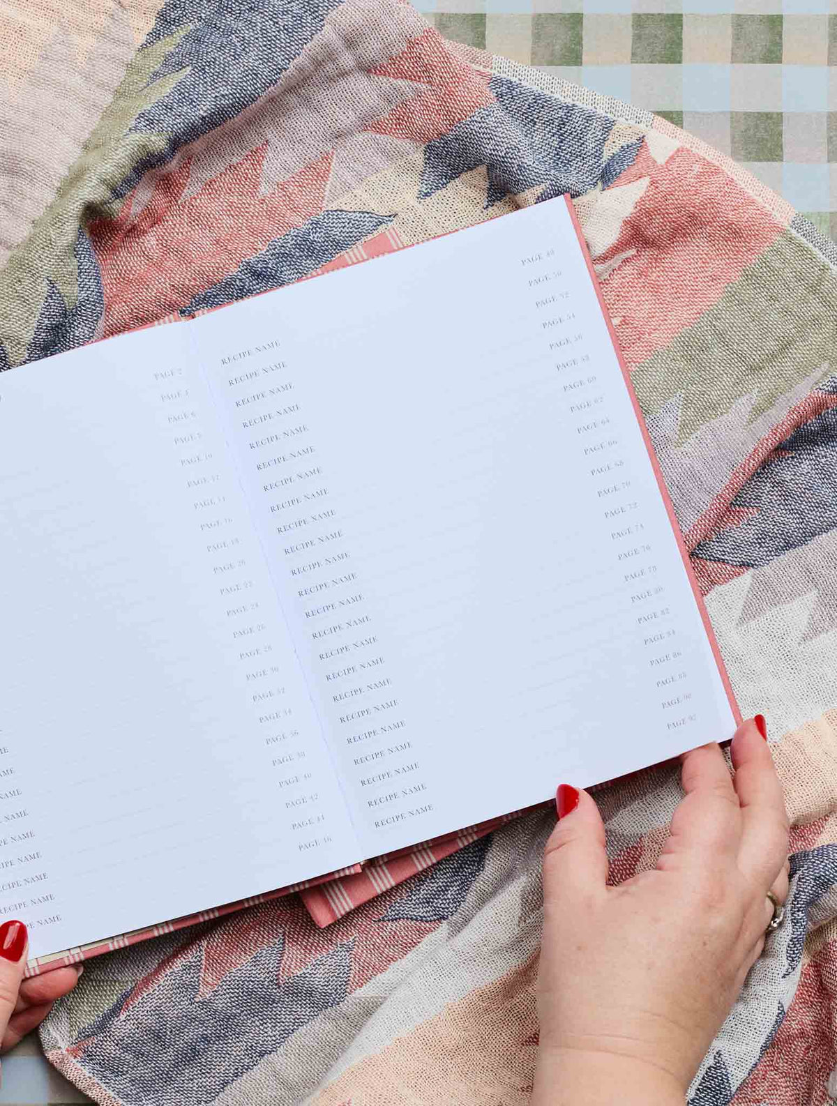 FREE RECIPE JOURNAL WITH PURCHASE OVER $120