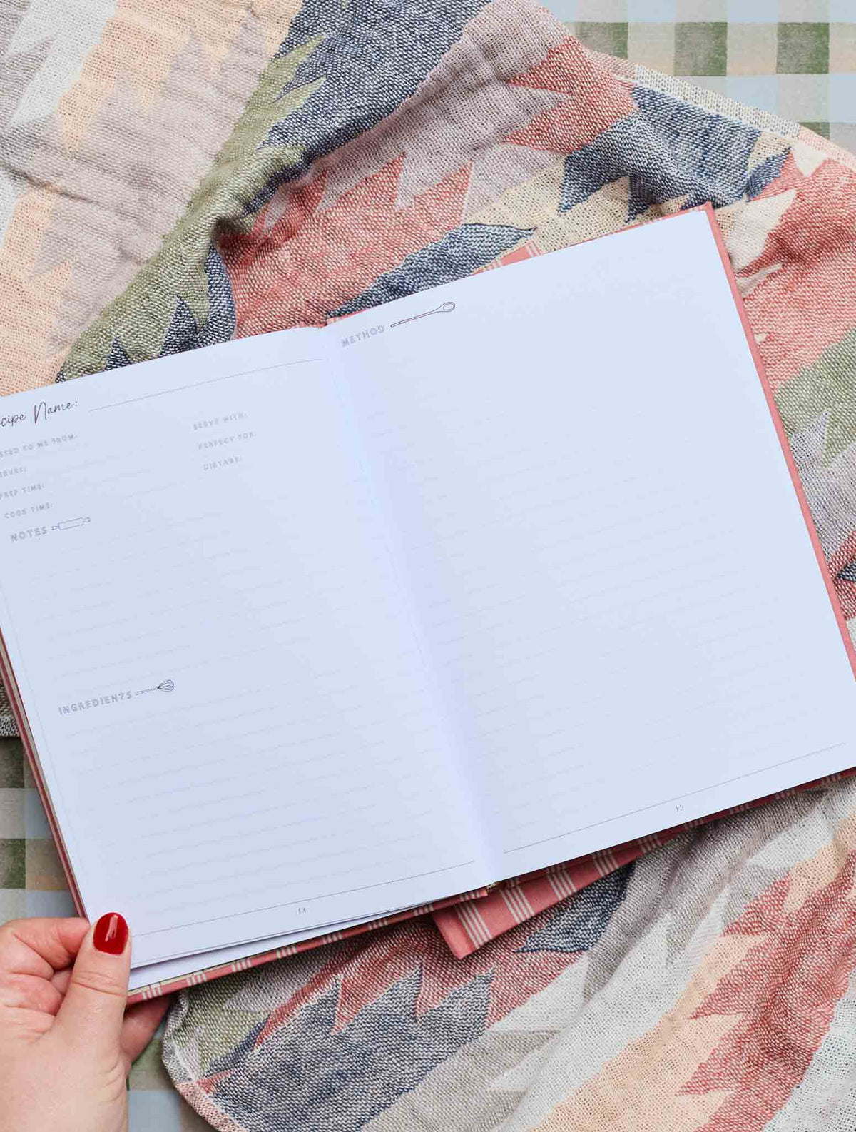 FREE RECIPE JOURNAL WITH PURCHASE OVER $120