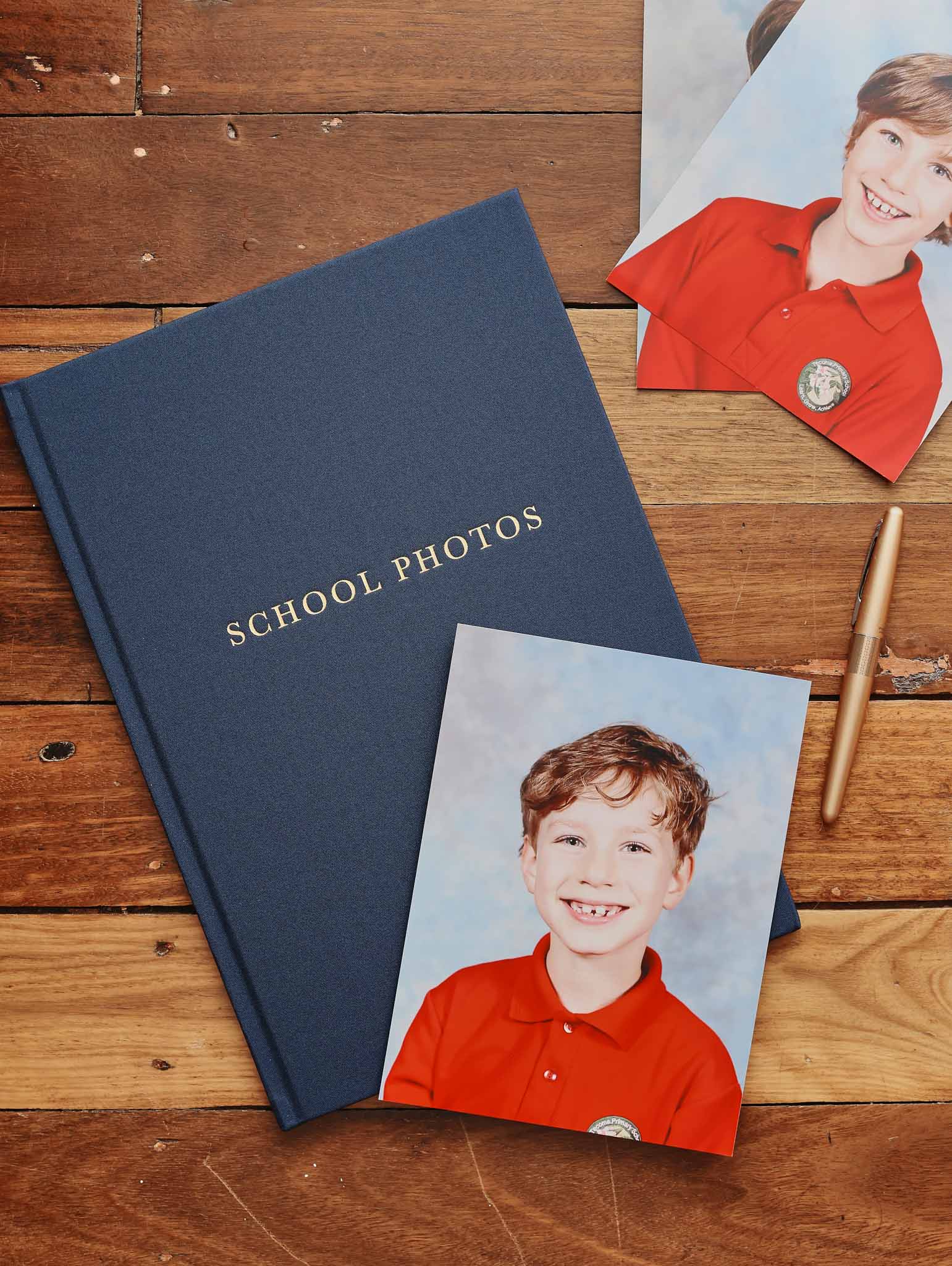 School Photos. Royal Blue