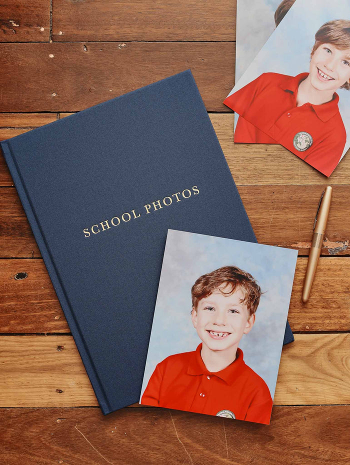 School Photos. Royal Blue