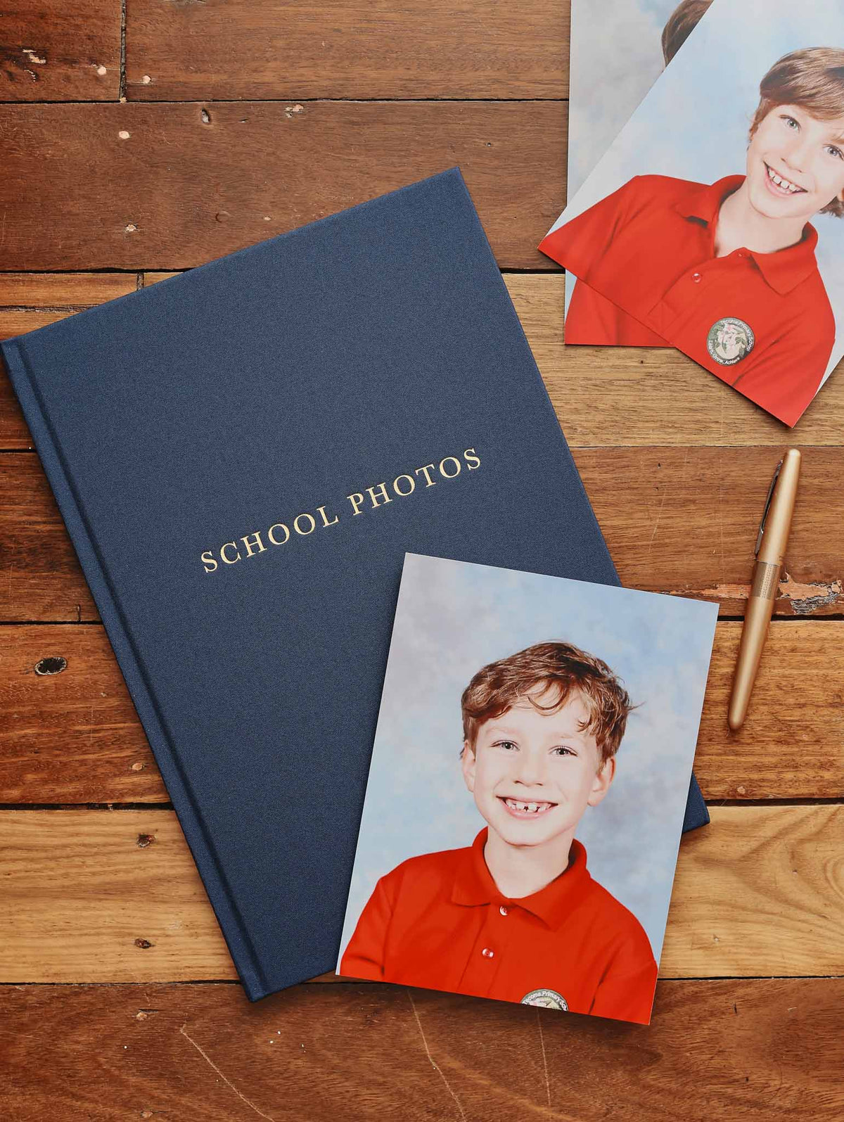 School Photos. Royal Blue