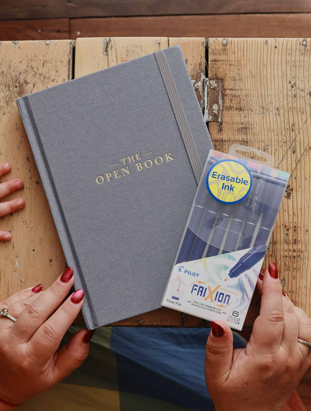 The Open Book Grey + FREE PEN PACK!