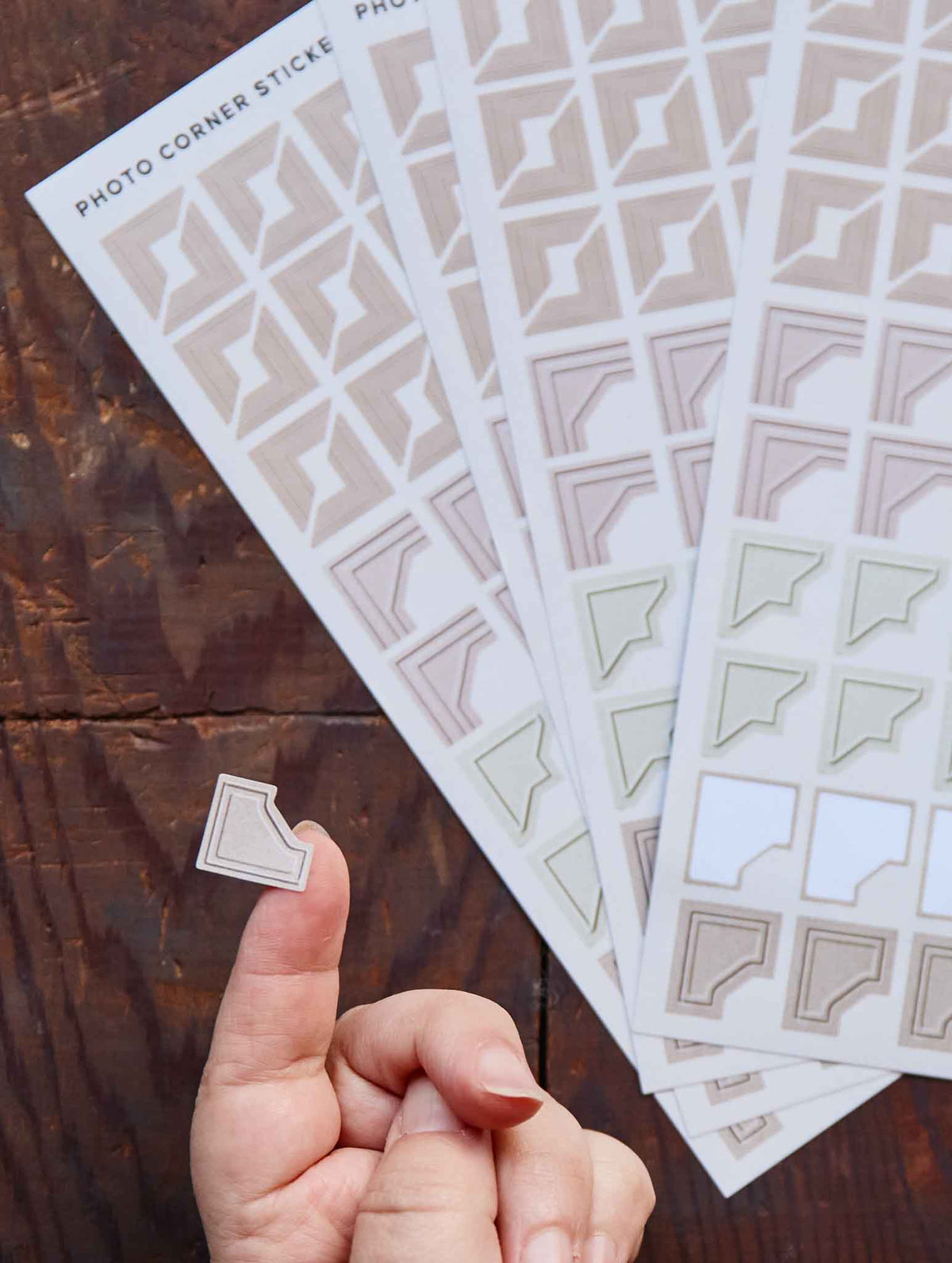 Photo Corner Stickers Pack. Preorder