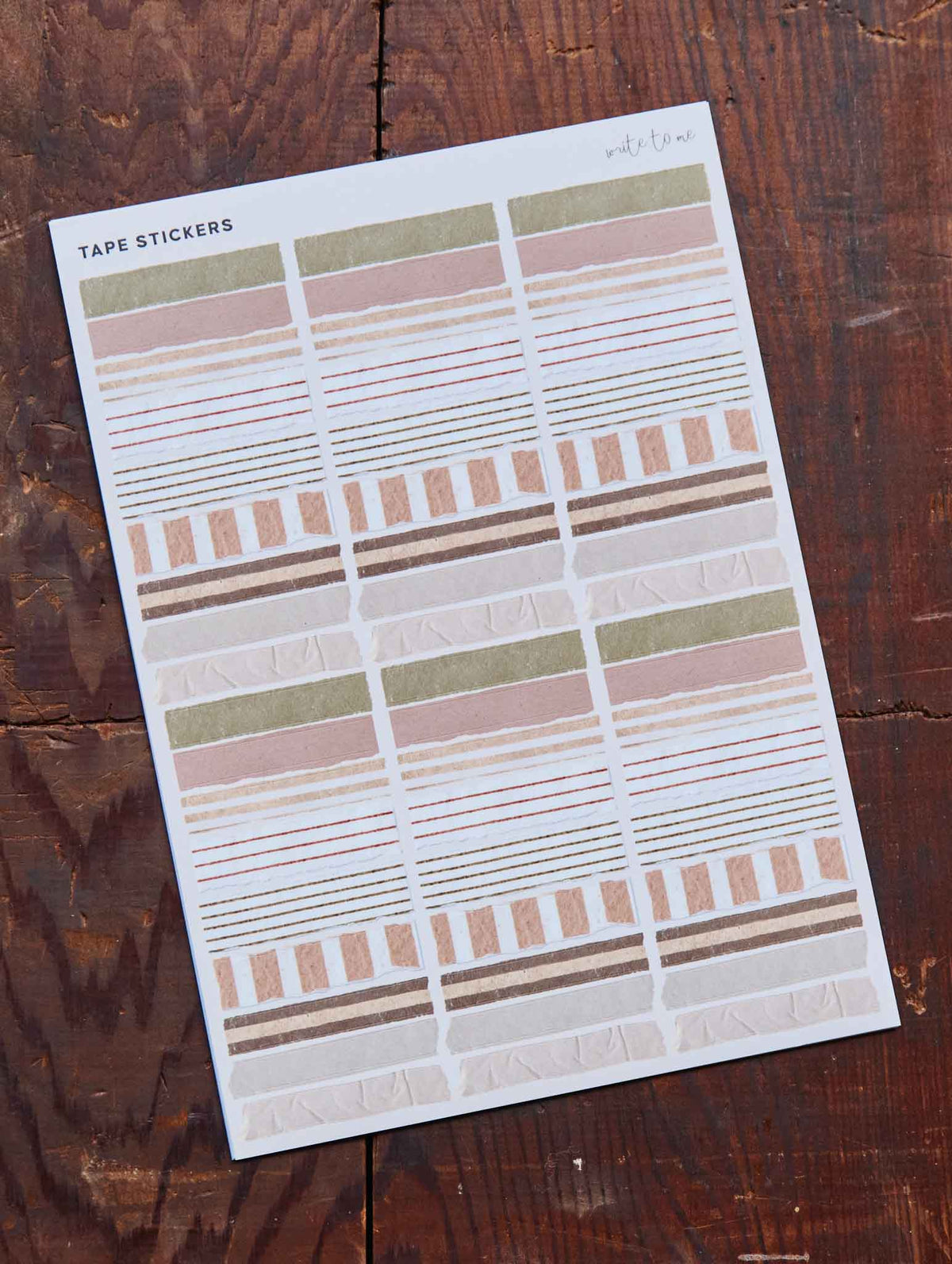 Tape Stickers Pack. Preorder
