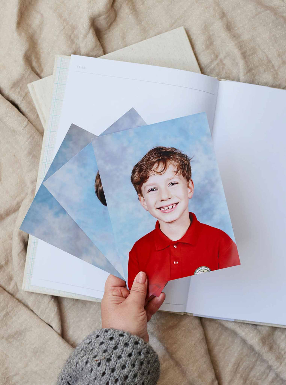 School Photos. Royal Blue