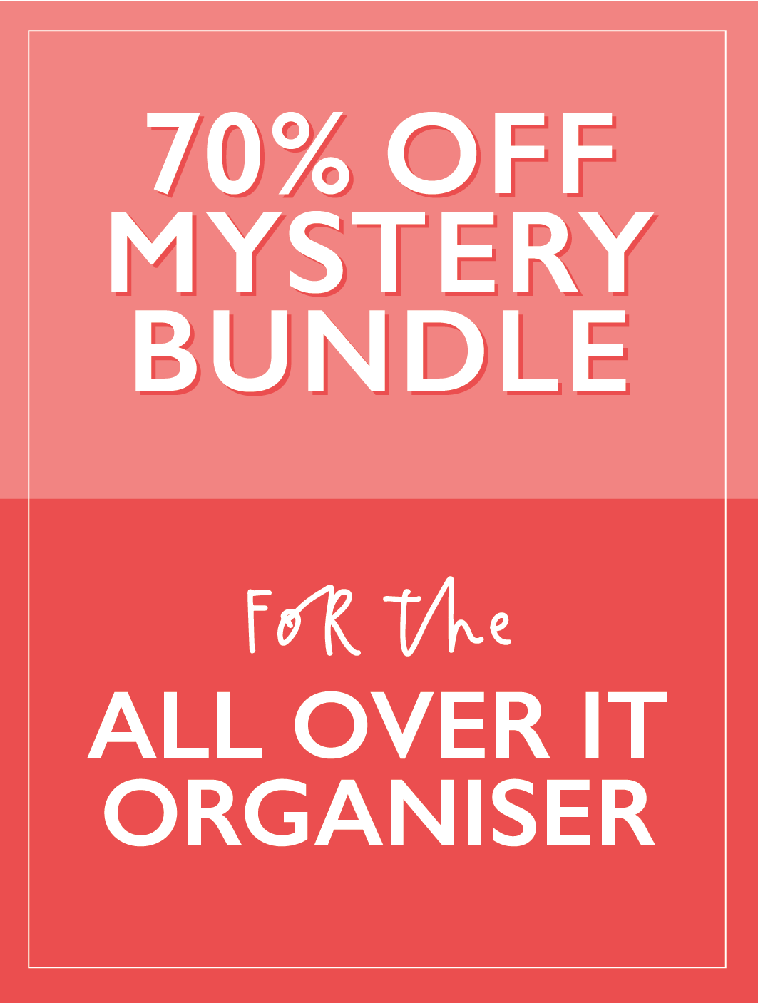 Mystery Bundle. For The All Over It Organiser