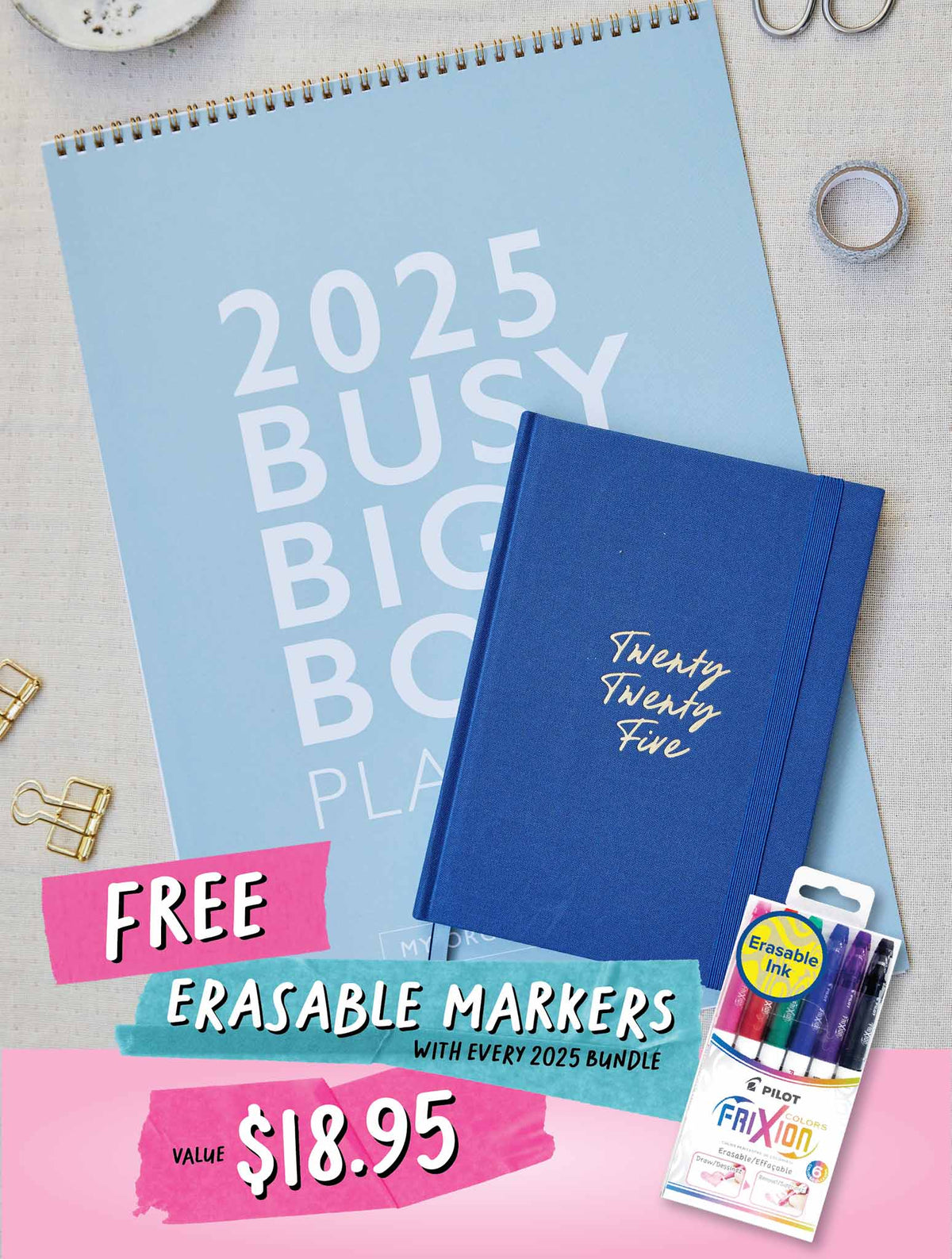 2025 Big Box + Weekly Planner Indigo Bundle + FREE GIFT!