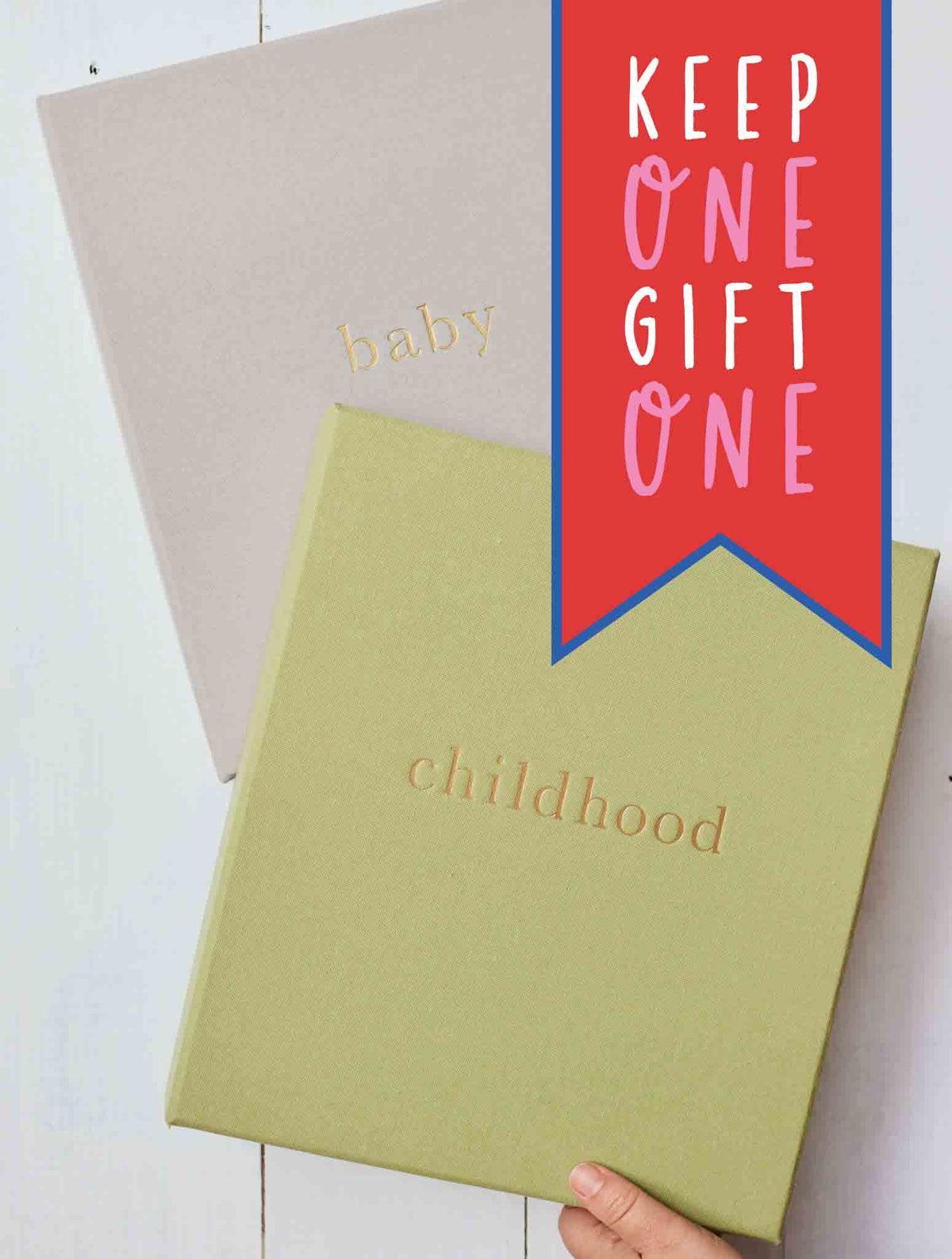 Baby Grey + Child Sage. Keep One Gift One Bundle