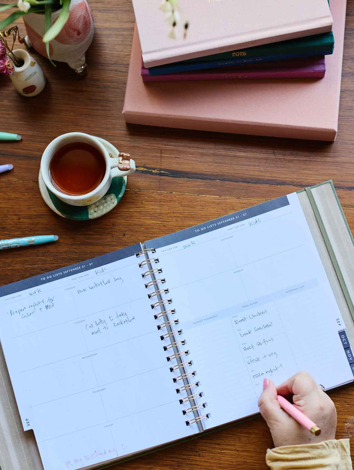2026 Daily Hustle Planner. Rose. Preorder