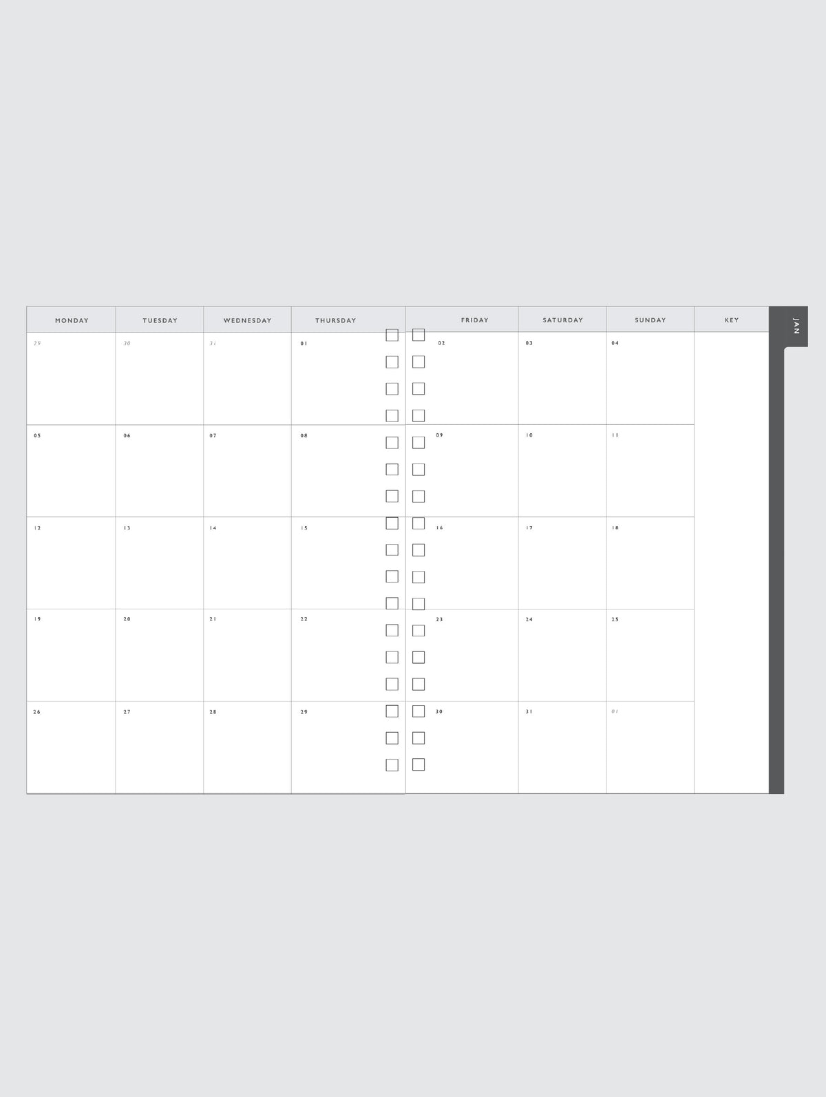 2026 Write The Day Planner. Navy. Preorder