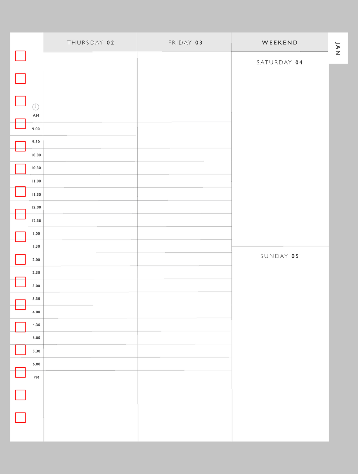 2025 Daily Hustle Planner