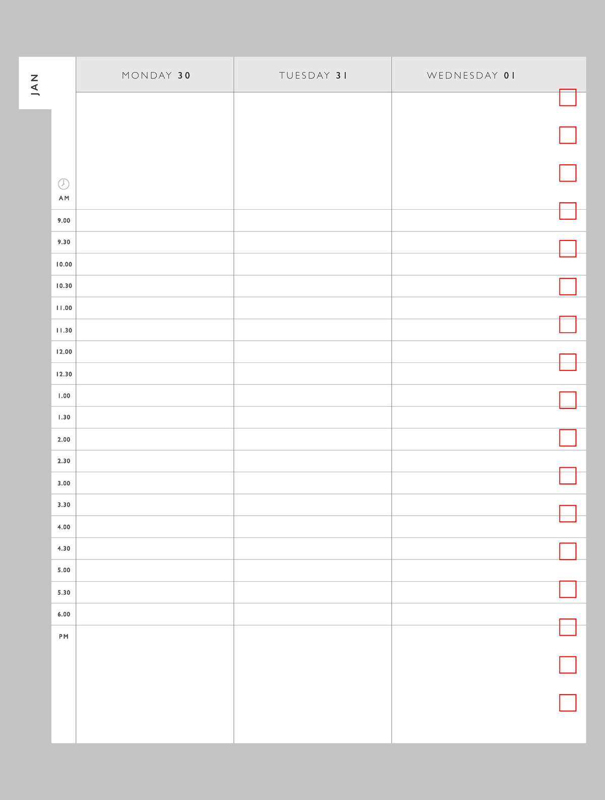 2025 Daily Hustle Planner