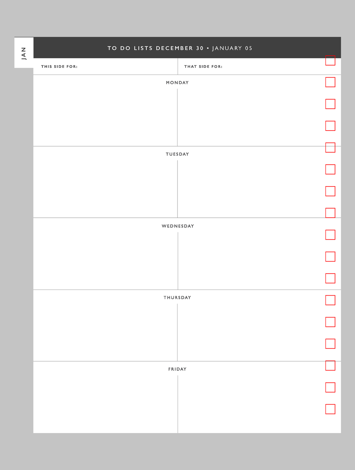 2025 Daily Hustle Planner