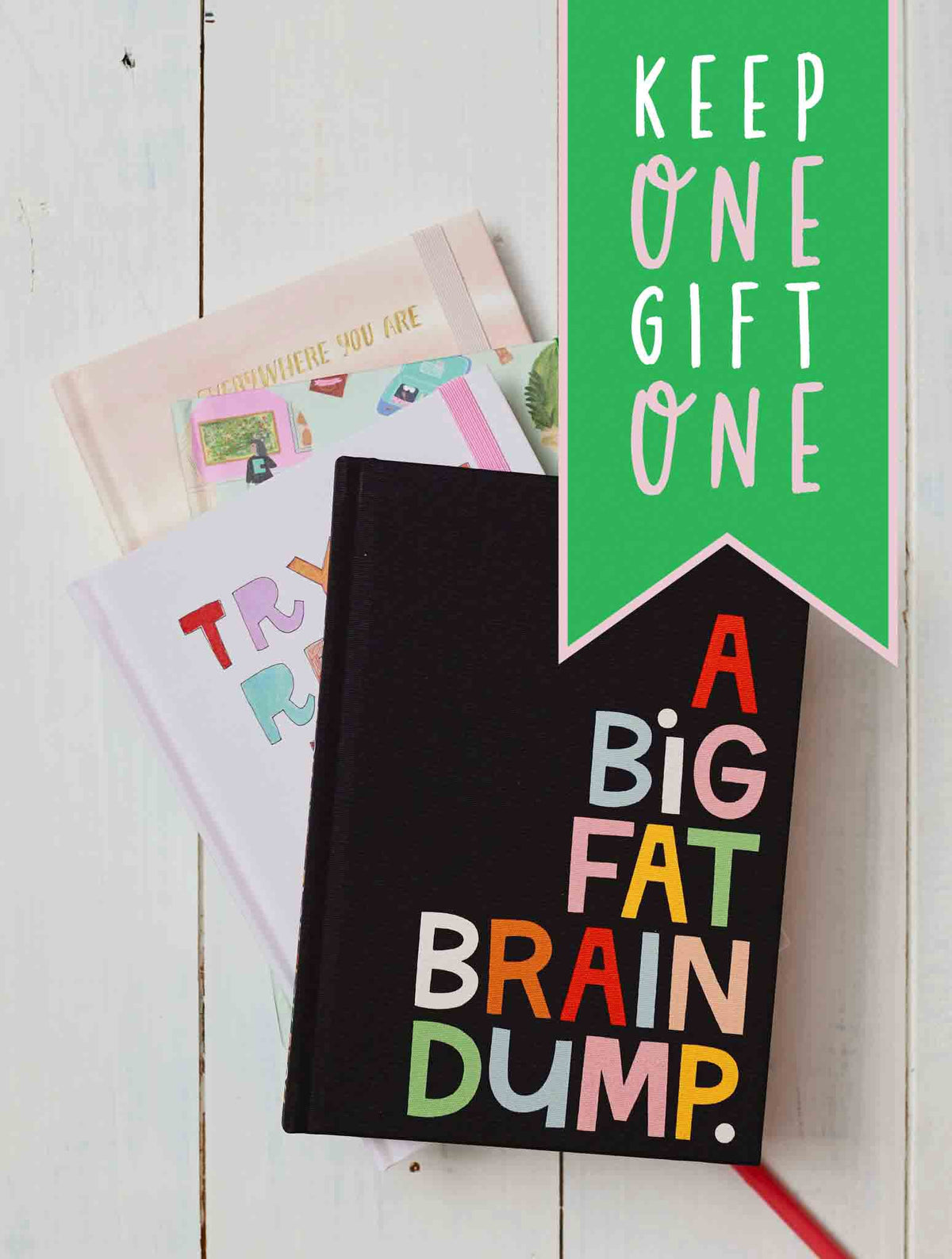 Lined Journal. Keep One Gift One Bundle