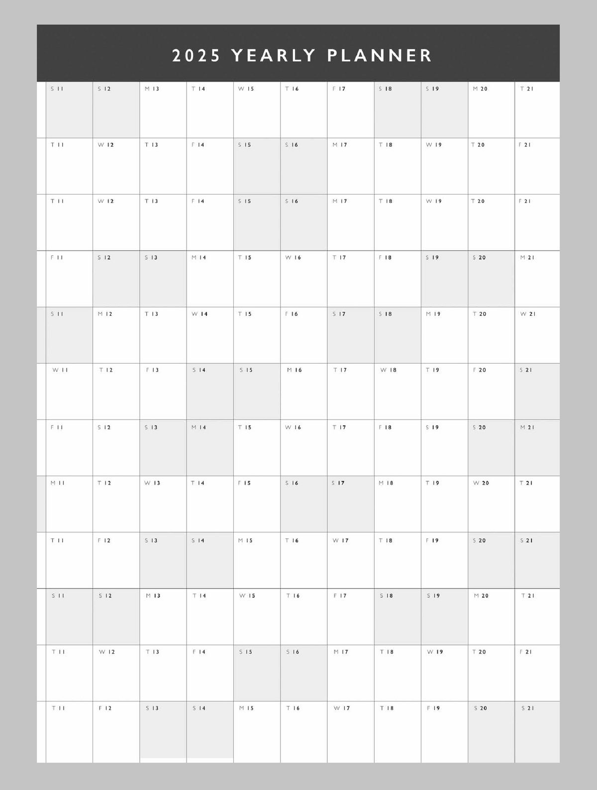 2025 Yearly Wall & Poster Planner - Write To Me AU 2025-yearly-wall-poster-planner-write-to-me-au