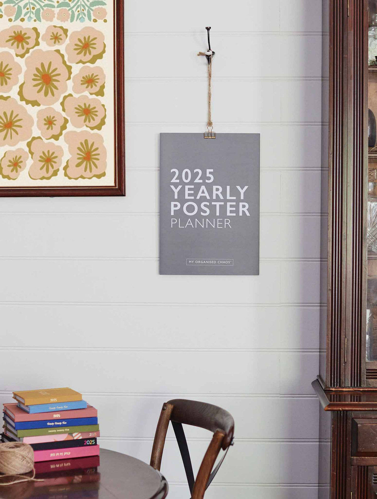 2025 Yearly Poster + Weekly Planner Indigo Bundle + FREE GIFT!